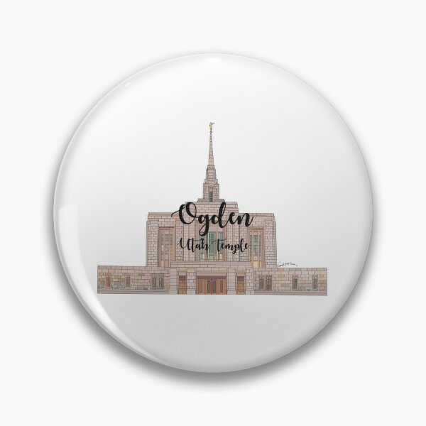 Item preview, Ogden Utah Temple (Calligraphy) designed and sold by HannahJaynVanderwerff.