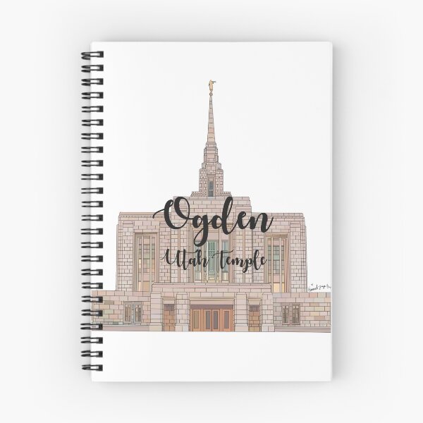 Item preview, Ogden Utah Temple (Calligraphy) designed and sold by HannahJaynVanderwerff.