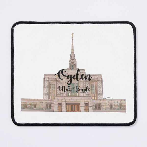 Item preview, Ogden Utah Temple (Calligraphy) designed and sold by HannahJaynVanderwerff.