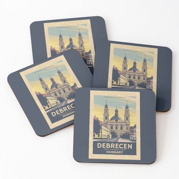 Item preview, A Vintage Travel Illustration of Debrecen - Hungary  designed and sold by GoodOldVintage.
