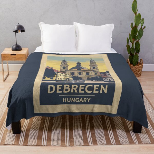 Item preview, A Vintage Travel Illustration of Debrecen - Hungary designed and sold by GoodOldVintage.