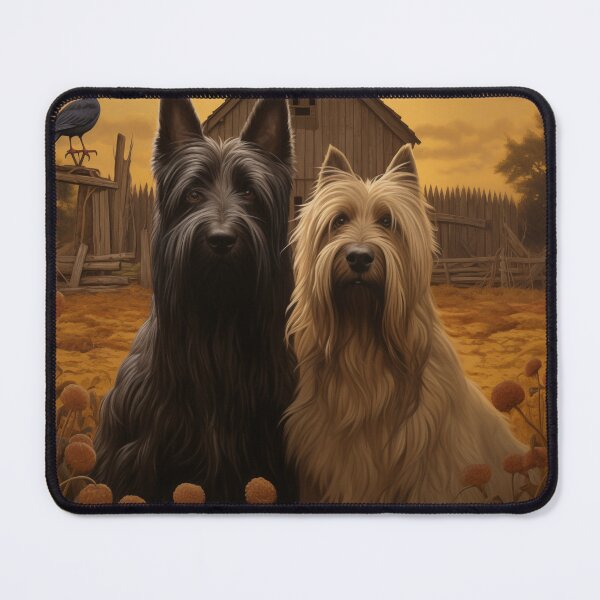Item preview, Briard Couple on a Farm designed and sold by Samuelsboro.