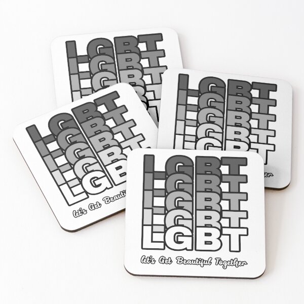 Item preview, LGBT "Let's Get Beautiful Together" designed and sold by CreativeJuneyB.