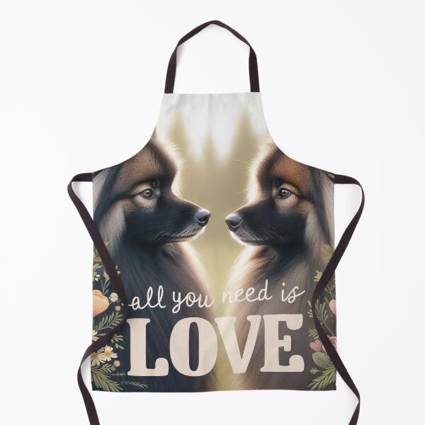 Item preview, Keeshond Love Story - Romantic Dog Portrait with Famous Quote designed and sold by Woof-n-Wear.