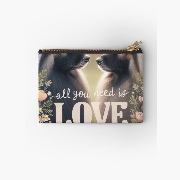 Item preview, Keeshond Love Story - Romantic Dog Portrait with Famous Quote designed and sold by Woof-n-Wear.
