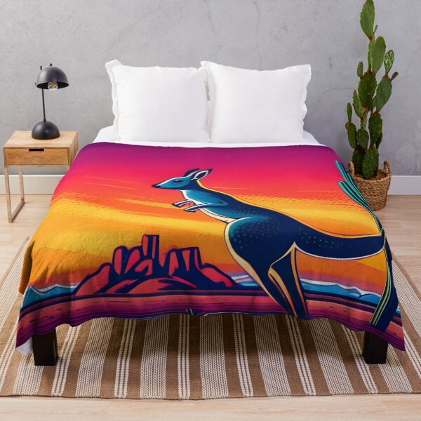 Item preview, Retro Kangaroo Side View designed and sold by Travelcases.