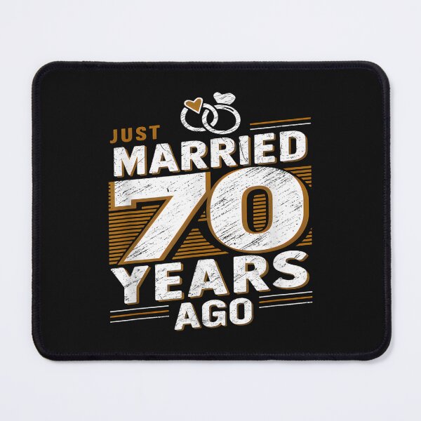 Item preview, Just Married 70 Years Ago designed and sold by skeastore.