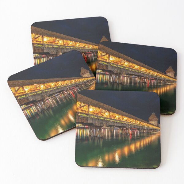 Item preview, chapel bridge at night designed and sold by aaronchoi.