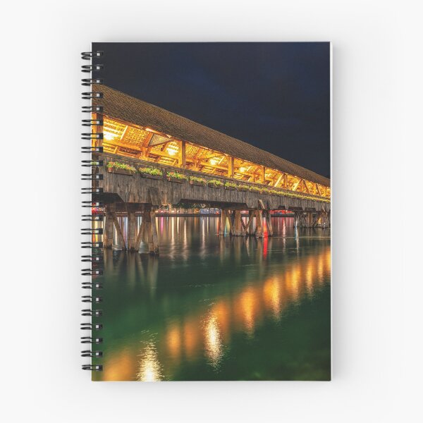 Item preview, chapel bridge at night designed and sold by aaronchoi.