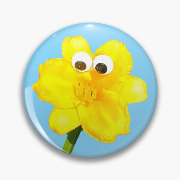 Item preview, Summer the Yellow Daylily (Google-Eyed Pals) designed and sold by GrudleBay.