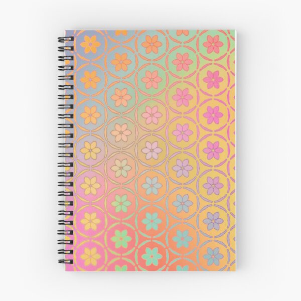 Item preview, Abstract Ombre Pastel Rainbow Daisies Sunset designed and sold by LaurenWDesigns.