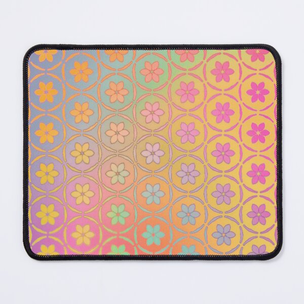 Item preview, Abstract Ombre Pastel Rainbow Daisies Sunset designed and sold by LaurenWDesigns.