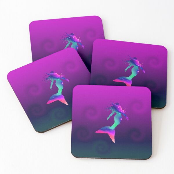 Item preview, Mysterious Mermaid Silhouette in a Magical Sea designed and sold by Beachy.