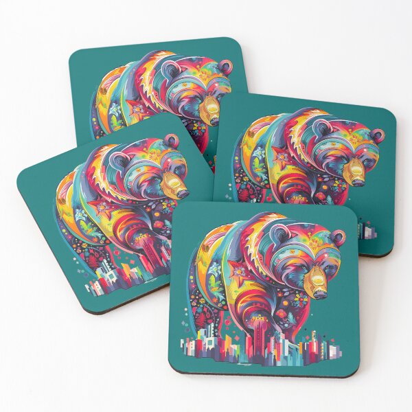 Item preview, Watercolor Cool Bear Grazer! Town Background! designed and sold by TheDarkStone.