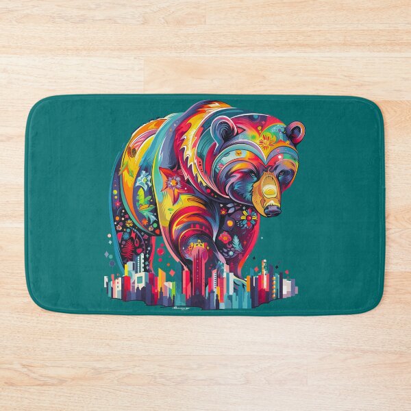 Item preview, Watercolor Cool Bear Grazer! Town Background! designed and sold by TheDarkStone.
