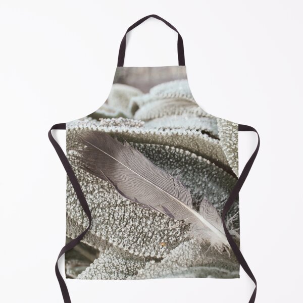 Item preview, Gray Feather On Frost Covered Plant designed and sold by FeatherfallSTU.