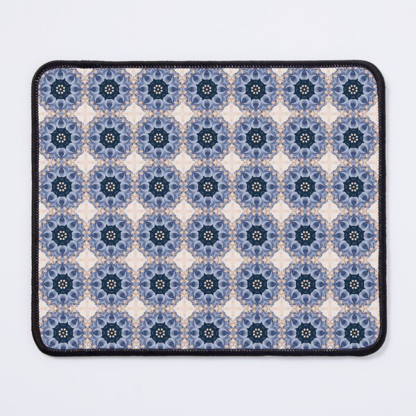 Item preview, Blue and Cream Seamless Pattern designed and sold by Fantacaroo Designs.