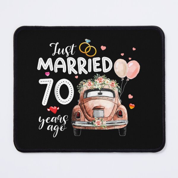 Item preview, Just Married 70 Years Ago designed and sold by skeastore.