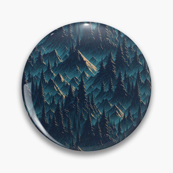 Item preview, Moonlit Mountain Forest designed and sold by Daniel Haddad.