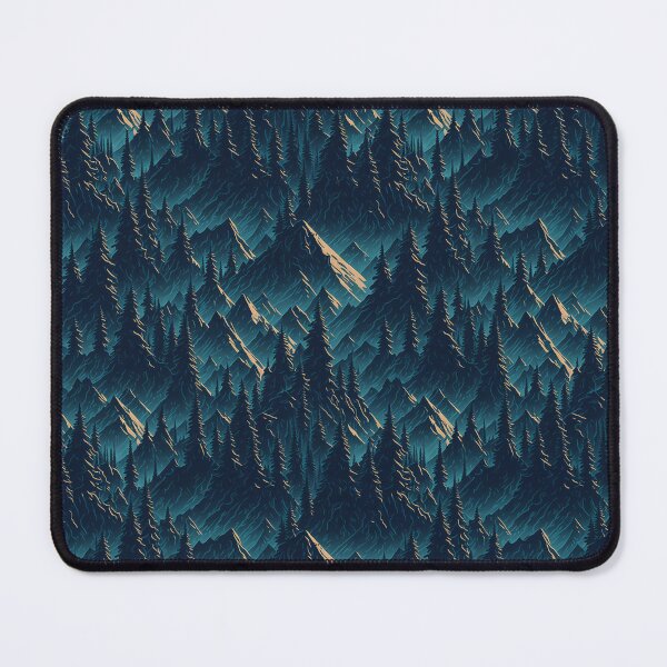 Item preview, Moonlit Mountain Forest designed and sold by Daniel Haddad.