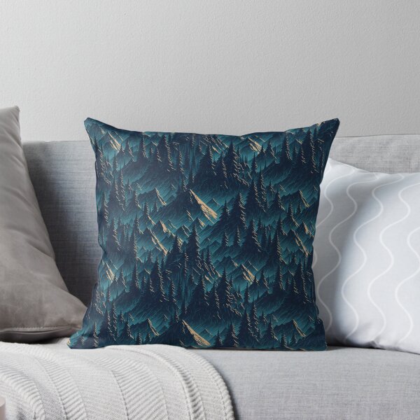 Item preview, Moonlit Mountain Forest designed and sold by Daniel Haddad.
