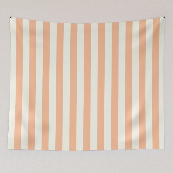 Item preview, Peach striped design designed and sold by TraditionalCA.