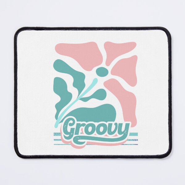 Item preview, Retro Geometric Pattern Groovy y2k 80s Trendy Flower T-shirt Sticker designed and sold by ThinkNature!.