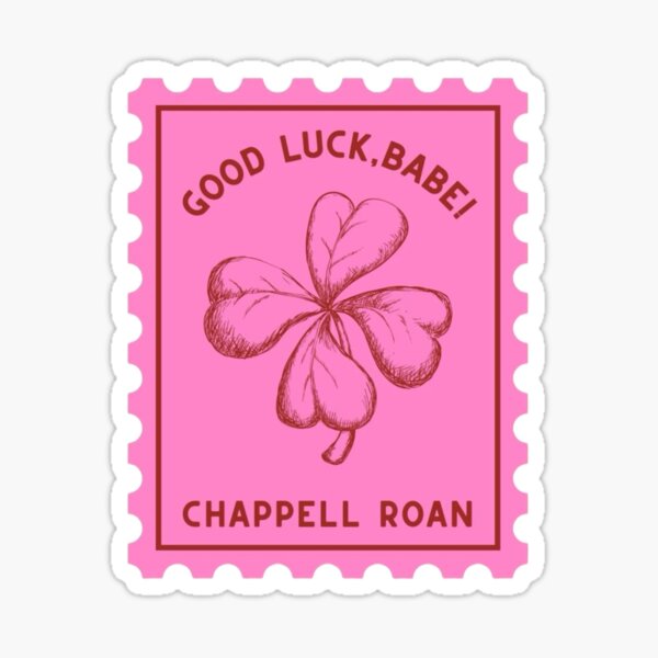 Vista previa del artículo con la obra «Chappell Roan ¡Buena suerte, cariño! diseño», diseñado y vendido por Arabella  Rose.