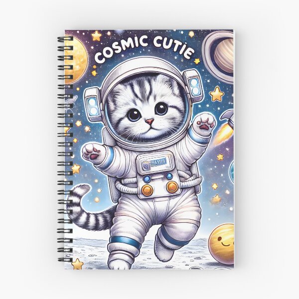 Item preview, Cosmic Cutie - Kitten Astronaut Adventure designed and sold by AdelkoDesigns.