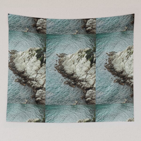 Item preview, Wild beach at the Marimurtra Botanical Garden designed and sold by rrroza.
