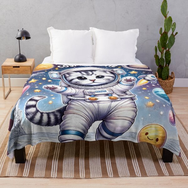 Item preview, Cosmic Cutie - Kitten Astronaut Adventure designed and sold by AdelkoDesigns.