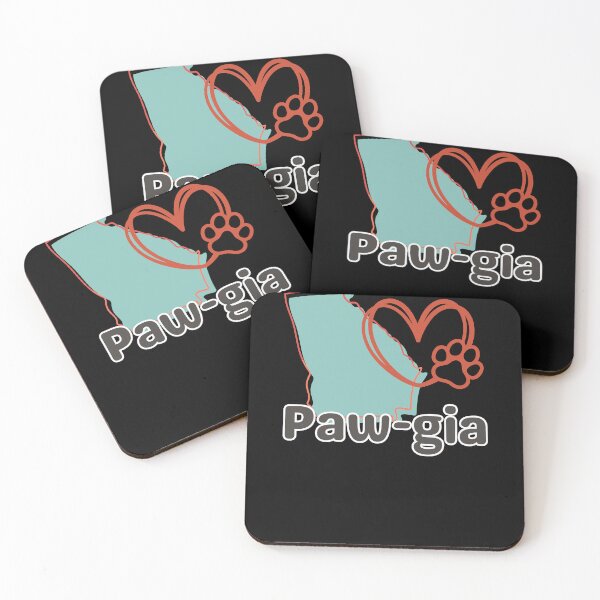 Item preview, Paw Prints Georgia designed and sold by Life Is Beautiful.