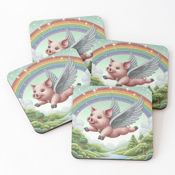 Item preview, The Flying Pig designed and sold by Solace Sparkles.