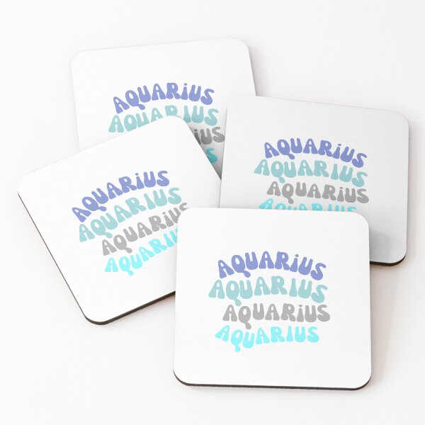 Item preview, 70's Aquarius | Aquarius | Zodiac Sticker designed and sold by paigemd017.