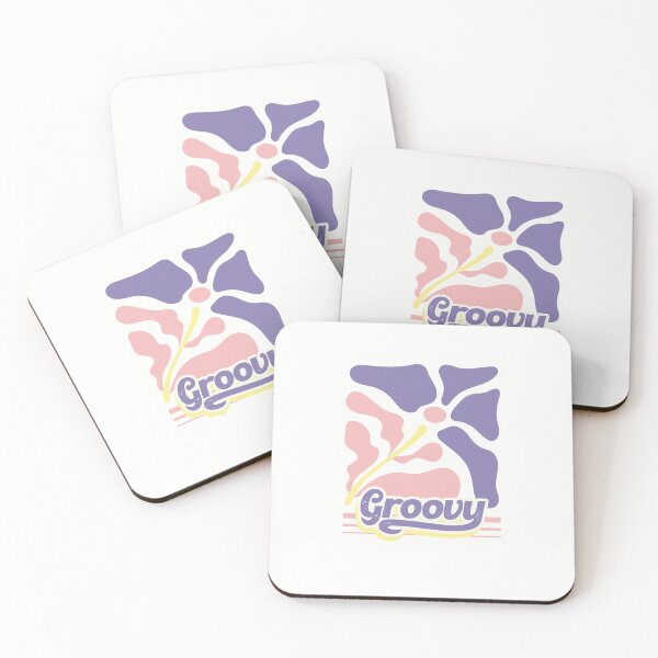 Item preview, Retro Geometric Pattern Groovy y2k 80s Trendy Flower T-shirt Sticker designed and sold by ThinkNature!.