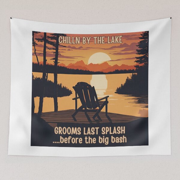 Item preview, Chillin by the lake: Grooms Last Splash before the big bash designed and sold by FitEnvy.