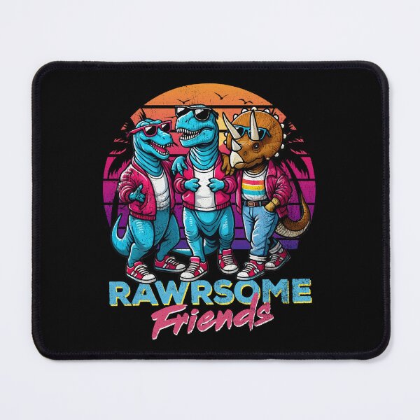 Item preview, Rawrsome Friends Awesome Dinosaurs designed and sold by DetourShirts.