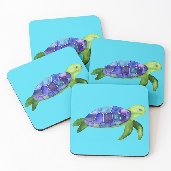 Item preview, Vibrant Sea Turtle designed and sold by KindHeArtArt.