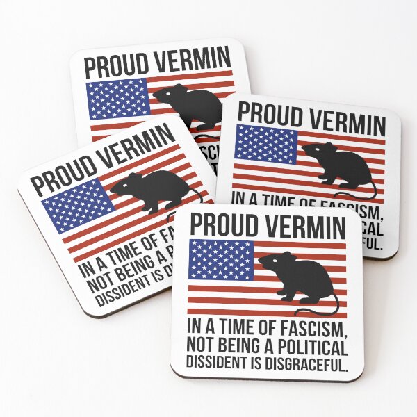 Item preview, Proud vermin anti Trump political dissident  designed and sold by Rachel the Artist .