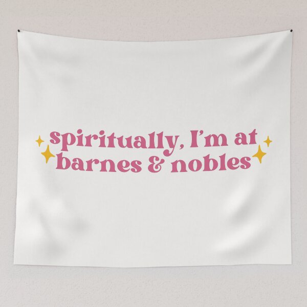 Item preview, spiritually, i'm at barnes and noble - pink designed and sold by Neadoodles.