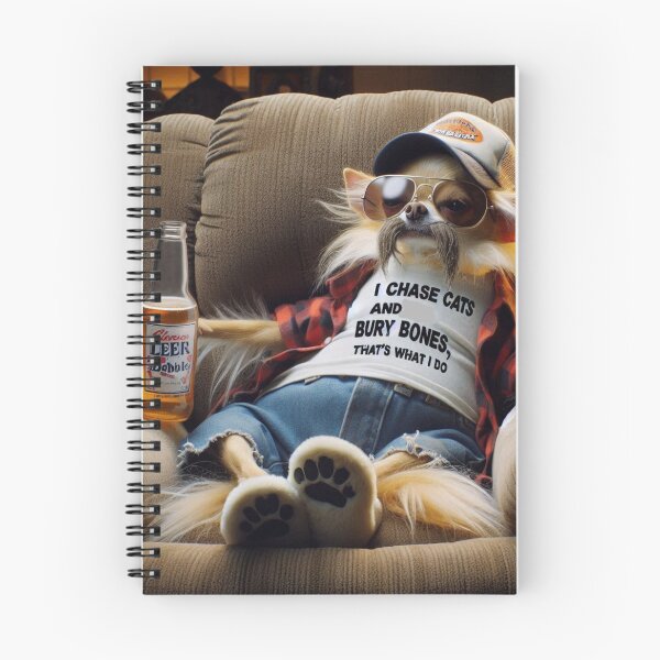 Item preview, Chihuahua Relaxing in a Recliner Drinking a Beer designed and sold by TheDogOnIt.