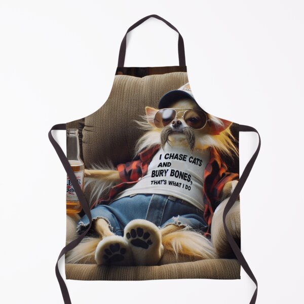 Item preview, Chihuahua Relaxing in a Recliner Drinking a Beer designed and sold by TheDogOnIt.