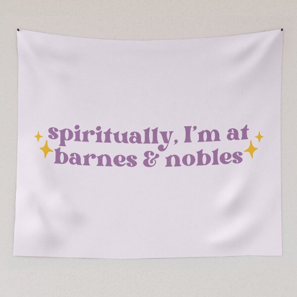 Item preview, spiritually, i'm at barnes and noble - purple designed and sold by Neadoodles.