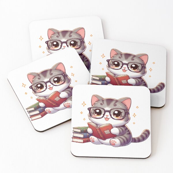 Item preview,  Cute Cat Reading  designed and sold by Chic-Fun.