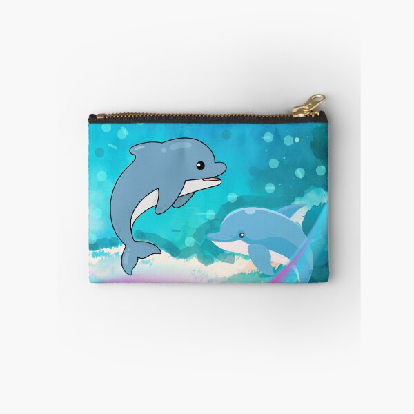 Item preview, Two baby dolphins - having fun in the ocean designed and sold by AmazingHisLove.