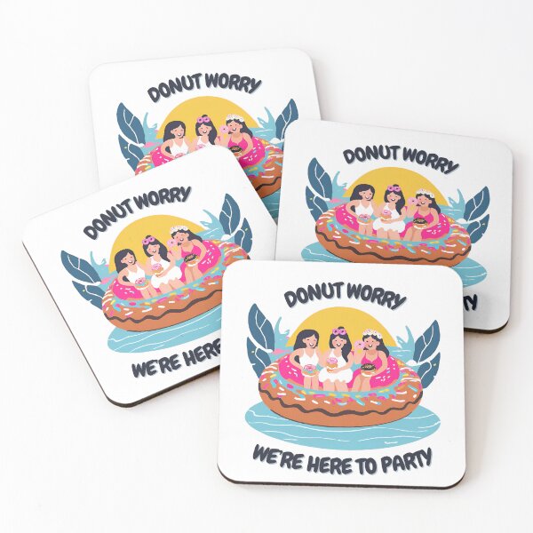 Item preview, Donut Worry: We're here to party designed and sold by FitEnvy.