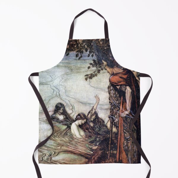 Item preview, Siegfried and the Rhinemaidens - Siegfried and the Twilight of the Gods by Arthur Rackham designed and sold by forgottenbeauty.