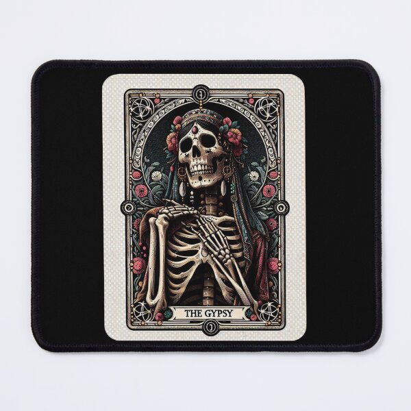 Item preview, Gypsy Skeleton Tarot | Vintage Boho Mystic Fortune Teller Art designed and sold by litchick1977.