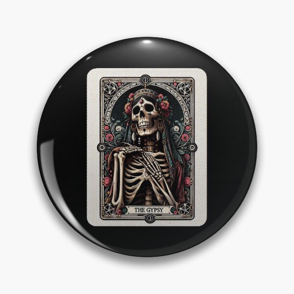 Item preview, Gypsy Skeleton Tarot | Vintage Boho Mystic Fortune Teller Art designed and sold by litchick1977.