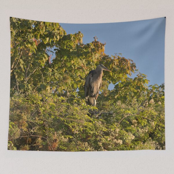 Item preview, Heron perched in a tree designed and sold by Redtara.